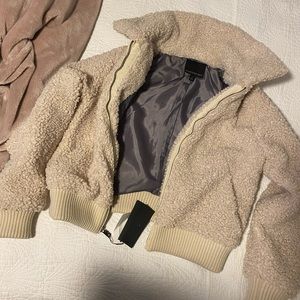 Banana republic Sherpa zip up